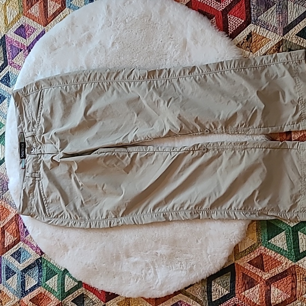 Marmot Casual Lightweight Moisture Wicking Convertible Khaki Pants